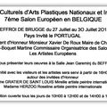 HERMELINE EXPOSE AU 7ème SALON EUROPÉEN EN BELGIQUE - Du 27 au 30 Juillet 2013