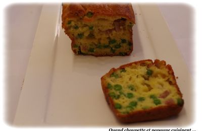 CAKE PETIT POIS ET TOMME DE VACHE