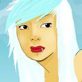 Daily Drawingz - 28 - White hair - Paint Tool Sai -