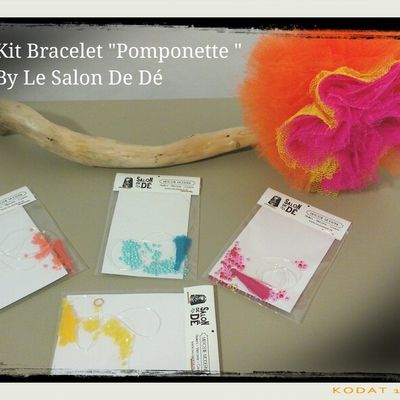 kit bracelet "Pomponette "