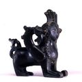 Sphinx, cast bronze, Eastern Turkey; 12th-13th century