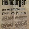 01 1 - Heimburger Charly - N°328 - Journaux