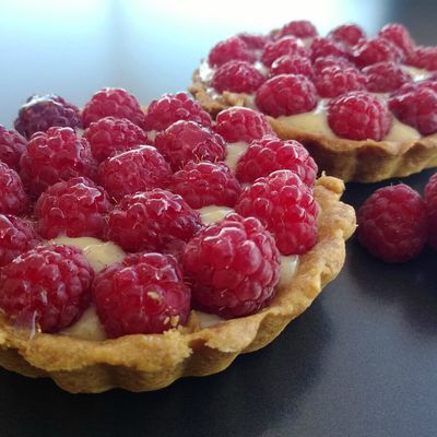 Tartelettes aux framboises