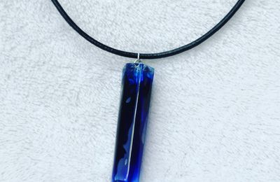 Collier Blue Crystal