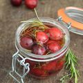 Pickles de cerises #vegan #glutenfree