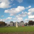 le jardin du luxembourg à paris.