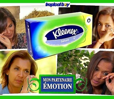 kleenex partenaire de l'amour est dans le pré