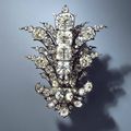 Piece of jewelery in palmette form (brilliant set). Pallard, Jean Jacques (1701-1776) (goldsmith), Geneva / Vienna, 1746