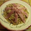 RISOTTO JAMBON CHAMPIGNONS