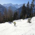 16/03/13 : Ski de rando :  Blantsin (2678m) : facette sud est 4.1 E2