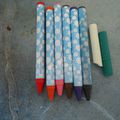 Recyclage crayons de cire.