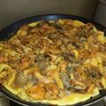 Omelette aux champignons