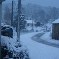 le village sous la neige