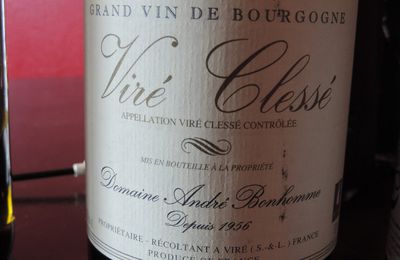 domaine André Bonhomme 2009 viré-clessé vieilles vignes