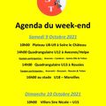 Agenda du week-end (9 & 10 oct. 2021)