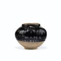 A black-glazed 'oil-spot' jar, Jin dynasty, 12th-13th century