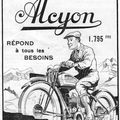 Alcyon, la moto "passemontagne" 1933