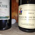 Saint Emilion : Larcis Ducasse 2009, Morey Saint Denis : Jérôme Castagnier : Premier Cru : Aux Cheseaux 2014