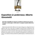 Exposition GIACOMETTI à Landerneau - Fonds Hélène et Edouard Leclerc - 