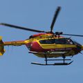 Baie de Porto-Vecchio : Eurocopter-Kawasaki EC-145 (BK-117C-2) , France - Securite Civile, F-ZBPV