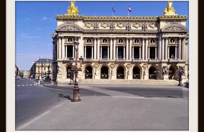 Opéra Garnier en mode confinement...