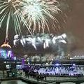 Feux d'artifices sur glace 