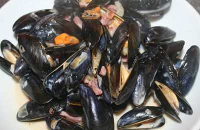 Moules au bacon