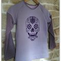 Un sweat Flower skull