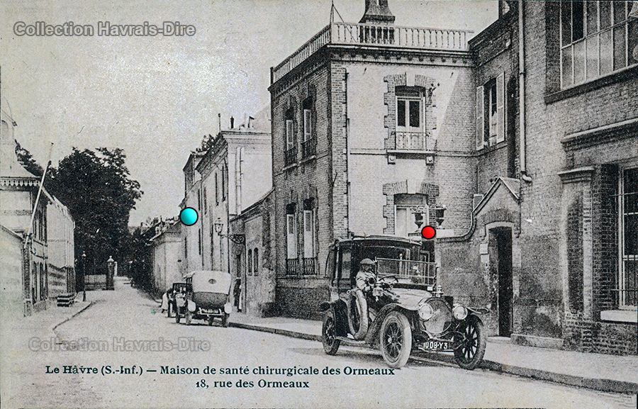 Le Havre 1908 1912 1927 2005 cliniques Ormeaux 2024.