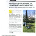 Dans le journal " ECHANGER " des agents de l'IGN, un nouvel hommage à Clémentine.