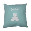 Idée cadeau naissance : coussin pailleté personnalisable