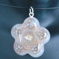 pendentif forme fleur