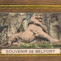 Le Lion de Belfort se déplie (carte postale système n°4 bis) ! 