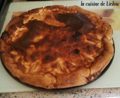 Blog de lacuisinedelirilou :La cuisine de Lirilou, Tarte aux pommes mendiants et beurre de cacahuète