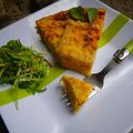 Quiche panais carotte au miel et à la moutarde