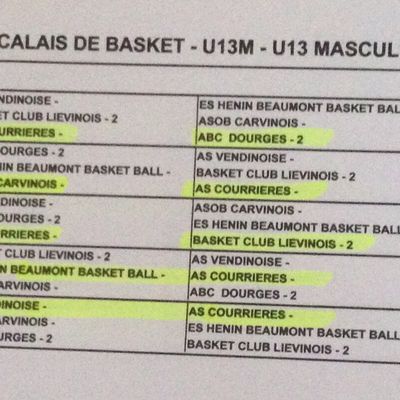 Reprise championnat des U13