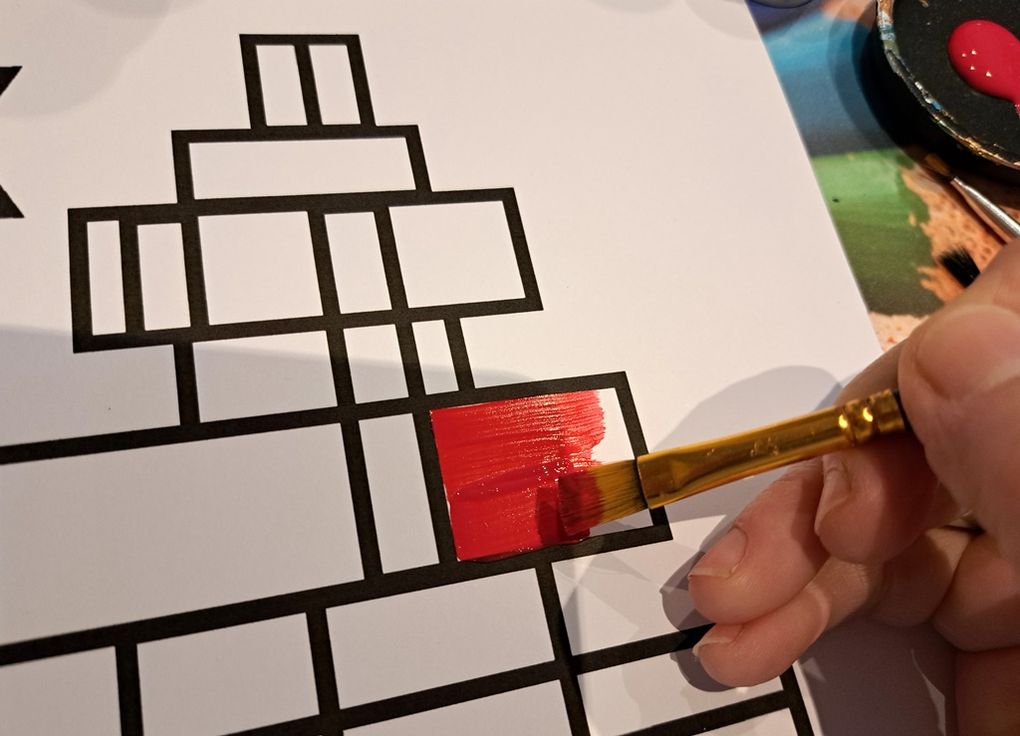 Le sapin Mondrian
