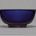 A rare aubergine-glazed bowl, Kangxi mark and period (1662-1722)
