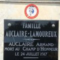AUCLAIR Armand Jean Baptiste (Mers sur Indre) + 24/07/1917 Craonne (02)