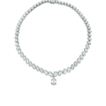 A diamond pendant necklace, by Tiffany & Co.