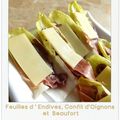 Feuilles d'endives gourmandes