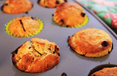 Mini muffins aux pépites de chocolat