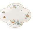 A Chantilly quatrelobed stand, circa 1735-40