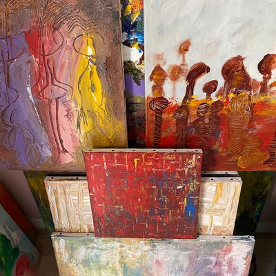 Well and alive ! En 4 ou 5 pages, découvrez mes acryliques et gouaches.