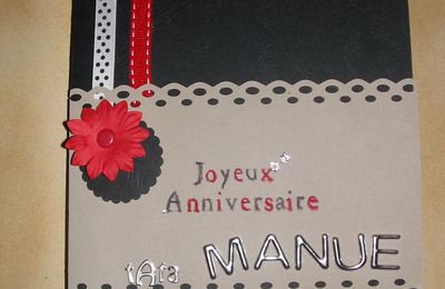 carte d'anniversaire créative