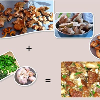 Il y a des cèpes au fond des bois : cèpes et oeufs en cocotte