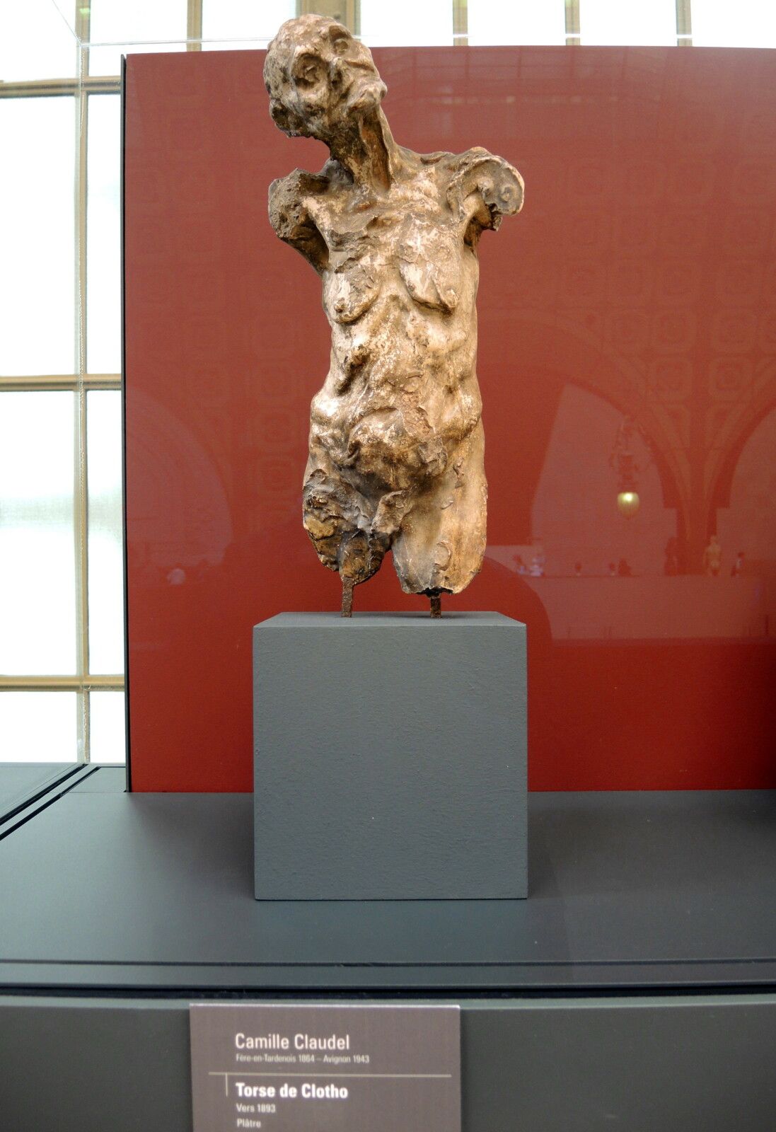 Paris, musée d'Orsay, Torse de Clotho, Camille Claudel (75)
