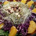Salade d'hiver aux légumes crus vitaminés