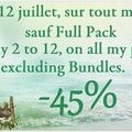 -45 % sur tout mes produits 