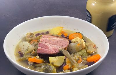 Soupe-repas au lard fumé